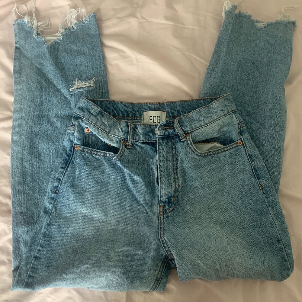 high waisted cow boy jean- bdg